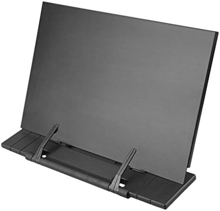 Hanghs Desktop Document Book Holder Laptop/iPad/Cookbook/Music/Document Stand Holder Reading Stand with 7 Adjustable Positions (Black)
