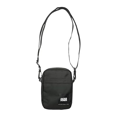 Jack & Jones - Borsa a tracolla da uomo, colore: Nero, Nero, Einheitsgröße