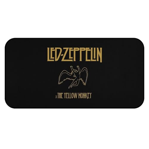 レッド・ツェッペリン キッチンマット 台所マット 玄関マット カーペット 足ふきマット 廊下敷きマット 足拭きマット 100×50cm 絨毯 床暖房 おしゃれ 滑り止め 洗える 防ダニ 抗菌 キッチンラグ リビングルームマット 寝室 速乾 耐磨耗性 家庭用