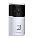Produktbild FLOUREON Video-Türklingel, Video-Türklingel 720P HD WiFi-Kamera PIR-Bewegungserkennung Walkie-Talkie 166 ° Infrarot IR Nachtsicht IOS/Android-Anwendung (Silber)