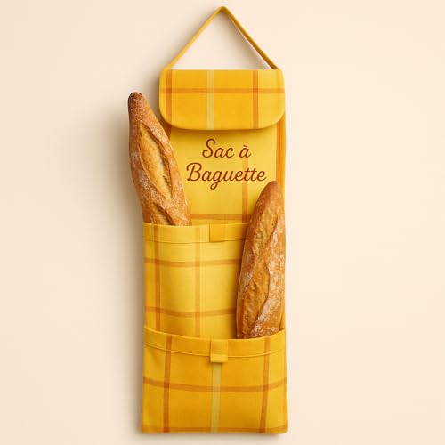 SACASAC Baguette Bag - Check Pattern - 66 x 22 cm - 100% Cotton