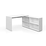 Vicco Eckschreibtisch FlexPlus Schreibtisch Computertisch PC Bürotisch Büro Winkelschreibtisch 90-180° / 137 x 75 cm /