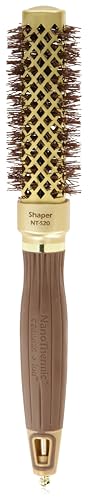Olivia Garden Haar-Rundbürste NanoThermic Shaper,20mm mit quadratischem Bürstenkörper