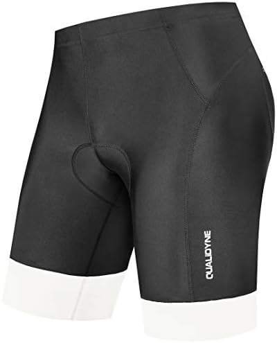 qualidyne Men's Bike Cycling Shorts, Bicycle Biking Riding Shorts, 3D Padded Half Pant -Quick Dry & Comfy