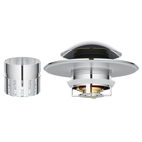 NVOQILIN Tapones de drenaje mejorados para bañeras, colector de drenaje con cesta sin obstrucciones, para drenaje de 1.06 y 1.65 pulgadas