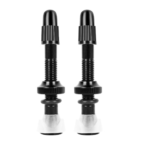 Zwfjcmsa 2 válvulas de bicicleta de 40 mm para bicicleta de montaña y carretera, sin cámara, accesorios selladores de aleación de aluminio anodizado