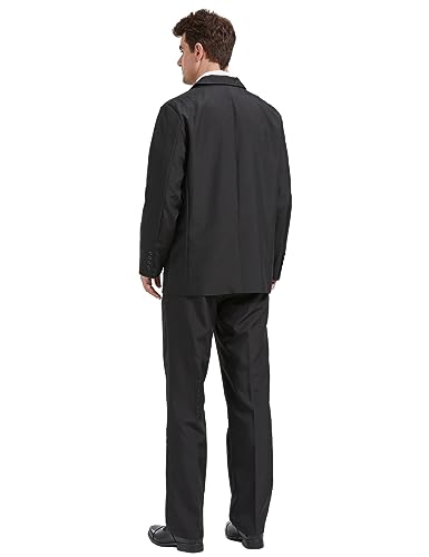 Ach Mens Suit Black White Red Purple Orange Green Suits For Men 3 Piece Halloween Prom Party Leisure Costume Outfit Jacket Tie Pants L thumb #3