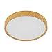 Produktbild EGLO LED Deckenleuchte Musurita, 1 flammige Deckenlampe, Wohnzimmerlampe Modern, Küchenlampe aus Stahl und Kunststoff, Flurlampe Decke in Holz-Optik, Weiß, Ø 44 cm
