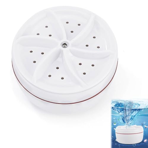 Mini Lavadora con Cable de Datos USB Lavadora de Turbina Ultrasónica Lavadora Turbo Portátil Pequeña Lavadora para Limpiar Calcetines Ropa Interior Toallas