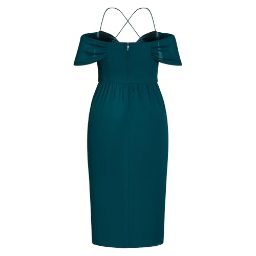 Image of City Chic Women's Plus Size Dress - Entwine Maxi