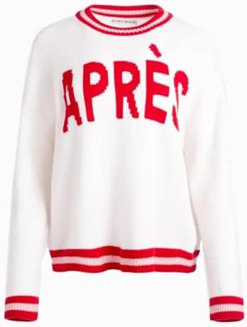 Alice + Olivia Women's White Ogden Apres Wool-Blend Sweater