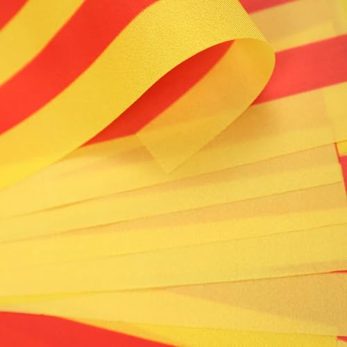 Image of AZ FLAG Catalonia 6 meters BUNTING Flag 20 flags 9'' x 6'' - Catalan STRING flags 15 x 21 cm