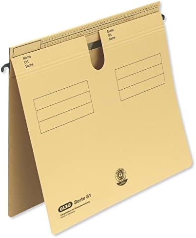 Elba 81459BL Suspension Filer Class 81 for Commercial or Official Filing Pack of 50 Blue Hanging Files Sort 81 Yellow image 5