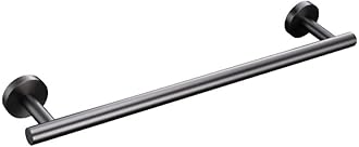 Stainless Steel Bathroom Accessories Hardware Set Towel Rack Toilet Roll Paper Holder Bar Hanger Hook Brushed Gunmetal Grey,Gunmetal Hook,China (Gumetal Towel Bar China)