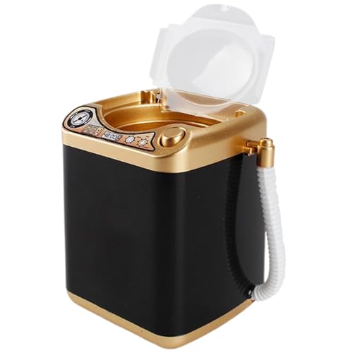 Máquina limpiadora de esponja de maquillaje 4 x 3 x 3 Mini licuadora de belleza automática Limpiador de licuadora de belleza con pilas Maquillaje lindo para esponja de, borlas de polvo,