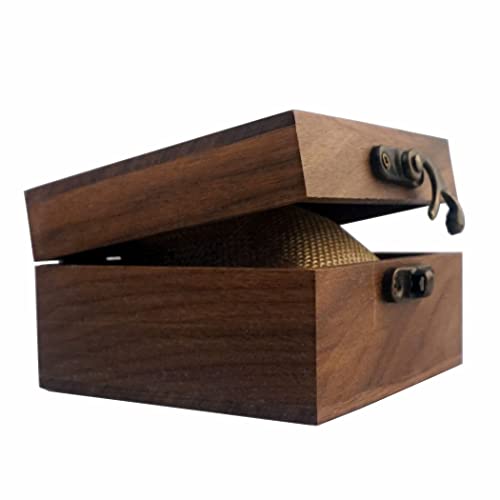 Lonmaix Walnut Wood Box For Crafts, Jewelry Box And Watch Box Wooden Keepsake Box Gift (Walnut) #TOP5