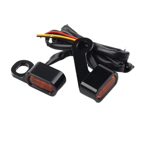 Feu Clignotant Moto pour Guidon de Sportster Aluminium Noir Haute Finition