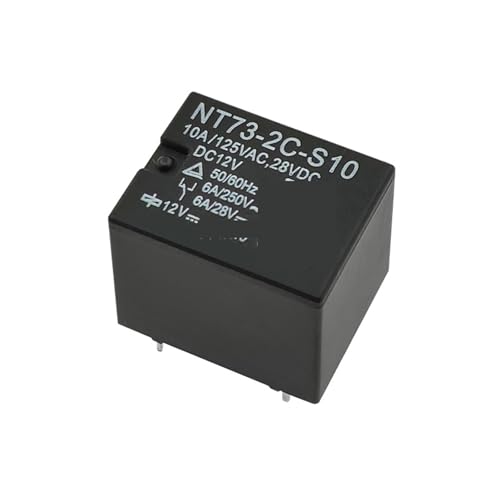 Relais 5 broches NT73-2C-S10 DC12V composant électronique PCB pack de 5