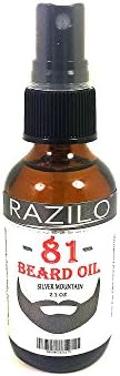 81 MOUNTAIN FRESH Beard Oil Spray. Leave-in Beard & Mustache Conditioning Premium Oil Blend that Promotes Healthy Hair Growth; Soften Your Skin & Fights Itch: 2.1oz