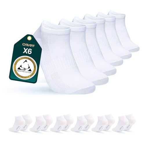 Chaussettes basses antidérapantes anti transpiration en coton égyptien fin
