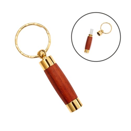 Image of Oil Vial Keychain | Consecrated Oil Holder for Priesthood Blessings | Oil Not Included