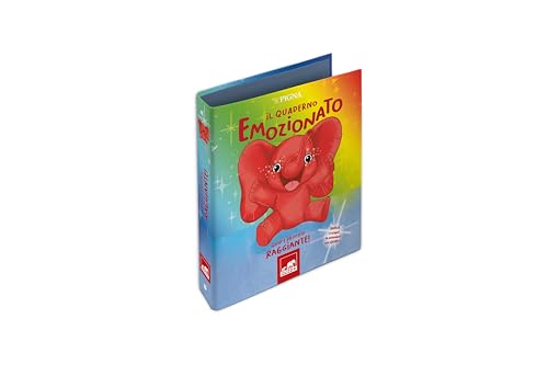 Classeurs A4 Pigna Quid+ Emozionate lot de 5 pour l'organisation scolaire