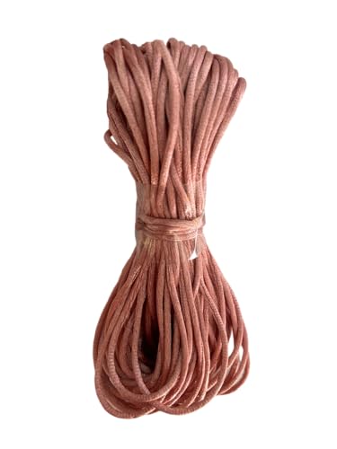 Rolo Cordão De Cetim Seda Rabo De Rato 1mm 10 Metro Colorido (Nude Rosado 093)