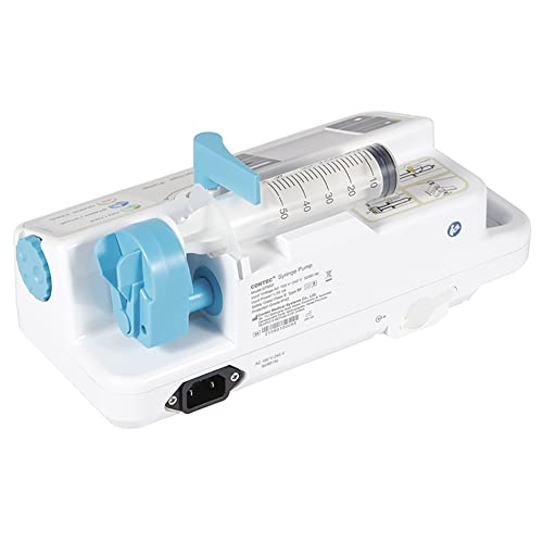 Tire-seringue vétérinaire, pousse-seringue vétérinaire utilisé pour l'instrument médical d'injection avec fonction KVO et écran LCD, haute précision, peut ajuster la vitesse de perfusion, pour laborat