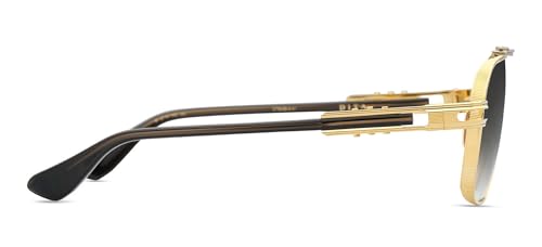 Dita KUDRU YELLOW GOLD ANTIQUE SILVER W/GREY SHADED 61/14/145 unisex Sunglasses3