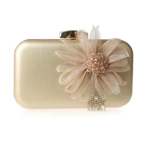 Sac de soirée à fleurs tendance pochette motifs 3D femme et sac carré