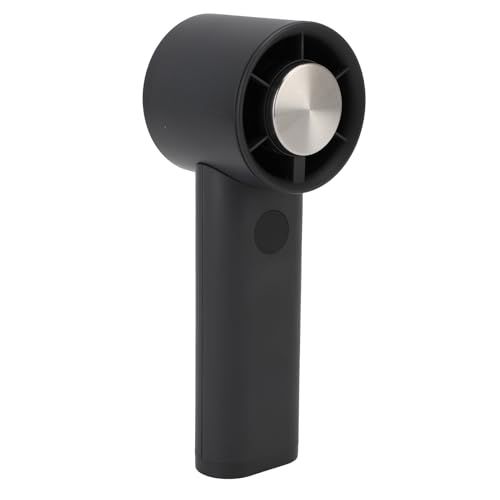 Mini Ventilador Portátil Portátil con Cordón con Cordón, Ventilador de Turbo Turbo de Batería de 3600 MAh Recargable de 3600 MAh, Potente Refrigerador de Flujo de Aire para (Gris