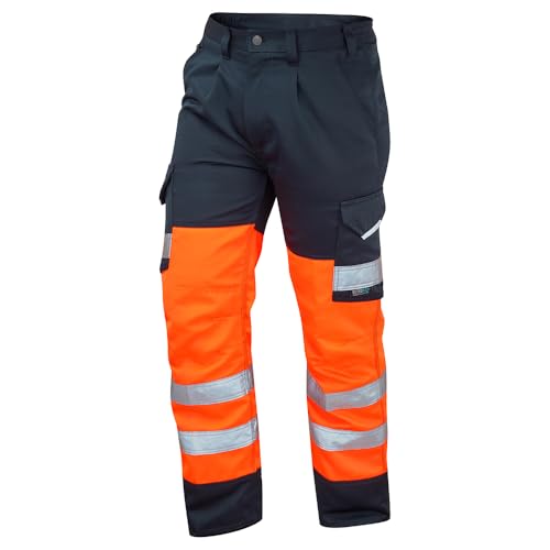 Pantalon haute visibilité homme bicolore pour chantiers et interventions outdoor