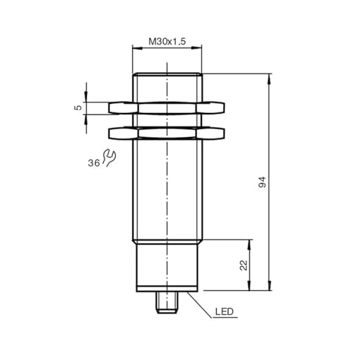 Capteur analogique 0-10V 4-20mA avec distance de détection réglable - 5