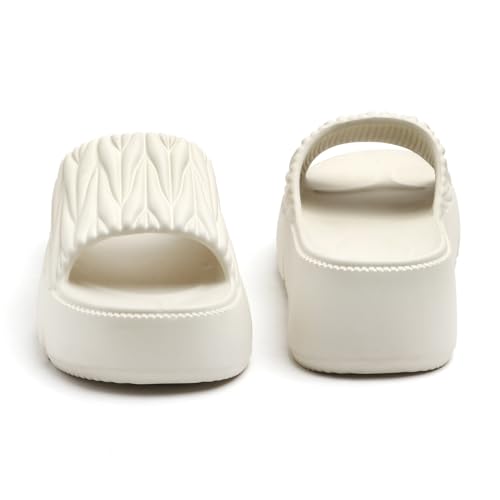 Image of EVA Women Slider | Lightweight Cushioned Slip-On Slides | Anti-Skid, Water-Friendly, Quick-Dry | Indoor /Outdoor Comfort