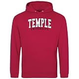 J2 Sport Temple University Hoodie, Hooded Sweatshirt, TEM Owls Apparel