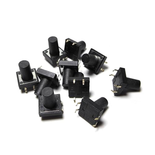 Interrupteur à broches en cuivre 12x12 de haute longévité avec bouton tactile à 4 broches