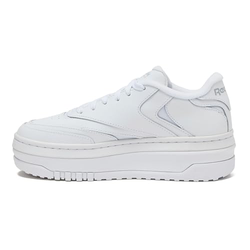 Image of Reebok Club C Extra Platform Sneakers for Women - White Casual Tennis Women's Fashion Sneakers - Womens Shoes Size 5 to 11