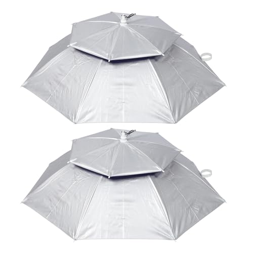Chapeau de pêche double couche pour bloquer le soleil et le vent au jardin ou au golf lot de 2