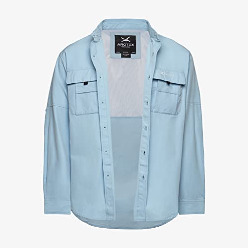 Arctix Camiseta masculina Summit manga comprida, Céu azul, GG