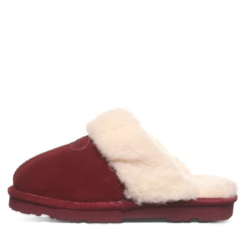 Image of BEARPAW Women's Loki Slip-On Slippers | Suede Upper | Comfortable Indoor & Outdoor Shoes for Women | Multiple Sizes & Colors