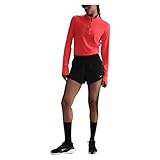 Nike Damen Swift Dri-fit Mid-Rise 2.5' Brief-Lined Running Shorts, Schwarz/Silber, reflektierend, L