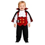 My Illusions Toddler Vampire Costume Kids Count Dracula Halloween Fancy Dress Child Outfit