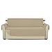 PETCUTE Lujo Cubre para Silla Fundas de Sofa Protector de sofá o sillón, Dos o Tres plazas Beige 3 plazas