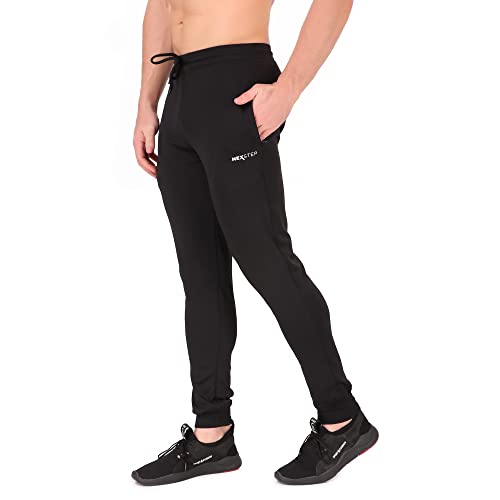 Image of NEXSTEP Men's Regular Fit Track Pants with Zipper Pockets