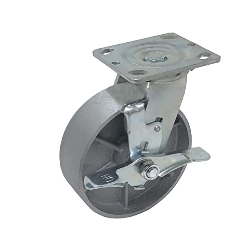 Syration Heavy Duty Caster Steel Cast Iron Wheel, Tool Box a...