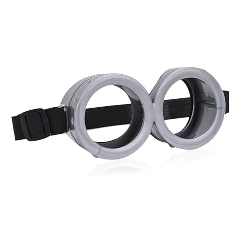 XNFUOE Goggles Glasses Big Eyes Goggles Steampunk Goggles Glasses Yellow Costume for Halloween Cosplay Party Fancy Dress Costume