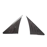 Real Carbon Fiber Side Window Spoiler Triangle Cover A Pillar Rearview Mirror Panel Trim Fit for Toyota GR A90 MK5(Steel Carbon Look)