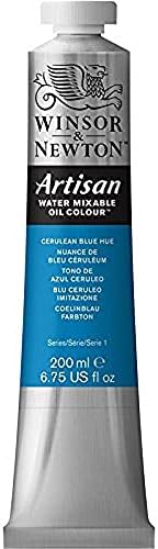 Winsor & Newton 8840484 Artisan Water Mixable Oil Paint, Titanium White, 200 ml Tube