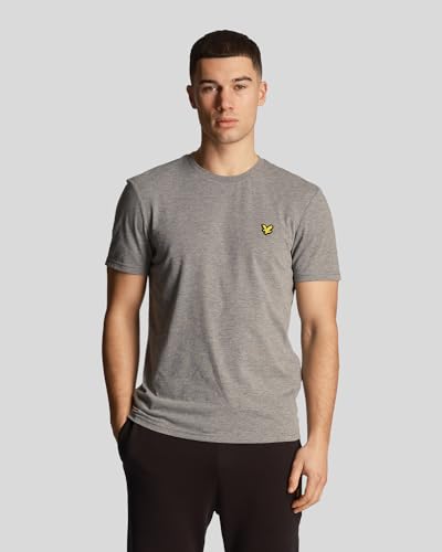 Image of Lyle & Scott Mens Martin T-Shirt - Mid Grey Marl - L