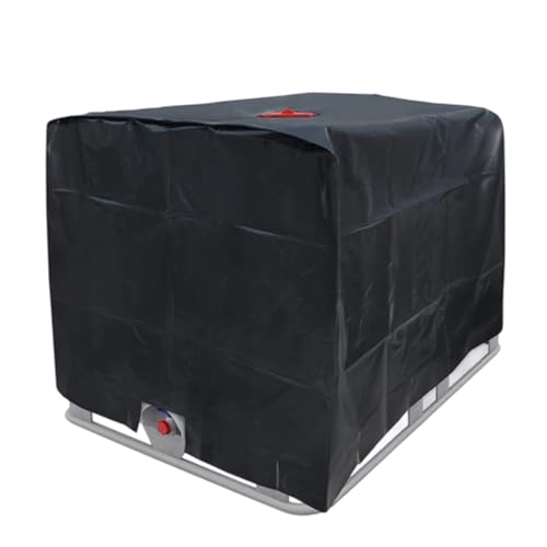 Ancsttu Copertura per serbatoio 'acqua, resistente, portatile, isolata, termica, riutilizzabile, pieghevole, per giardino, cortile, piscina con pioggia e